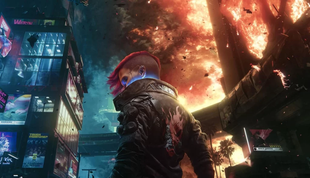 V de cyberpunk