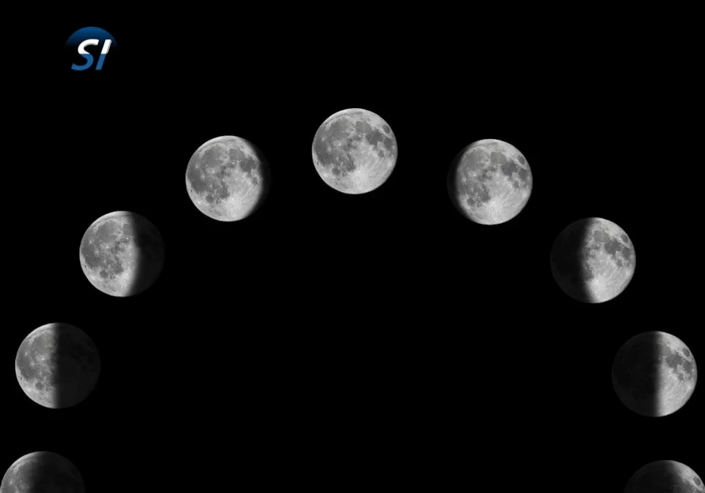 fases da lua metade