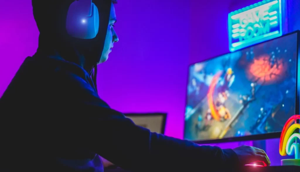 jogando na twitch