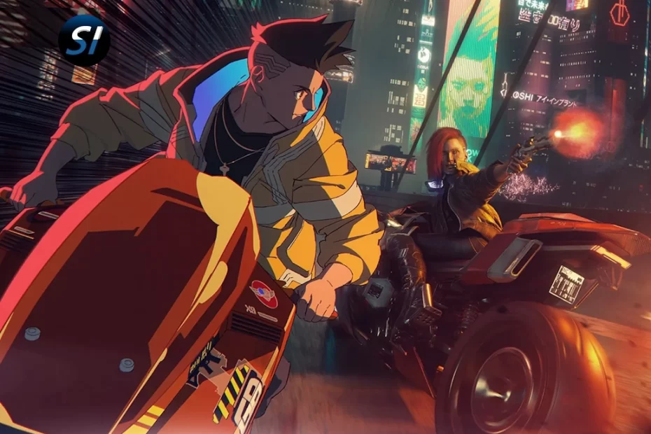 Jogo vs anime de Cyberpunk