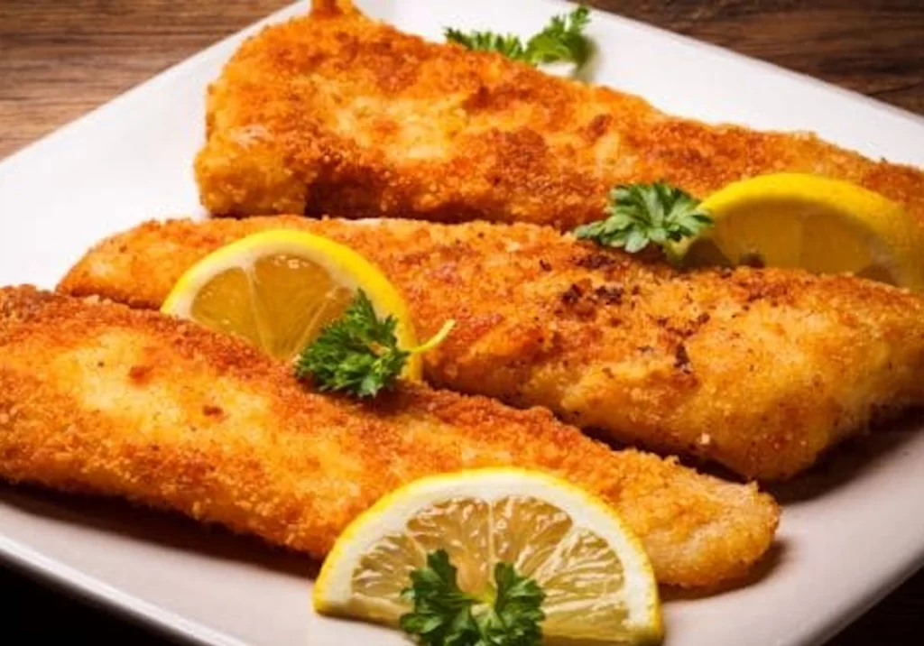 Peixe empanado