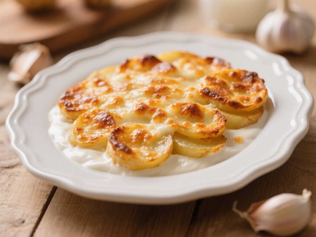 Receita de batata gratinada
