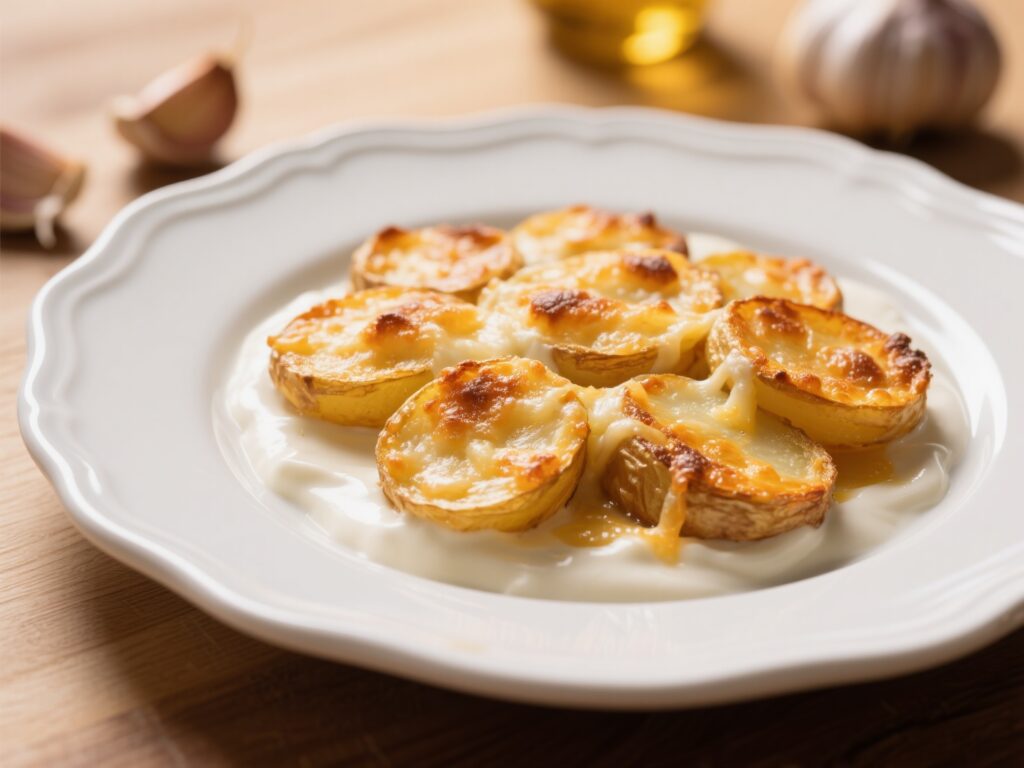 Receita de batata gratinada