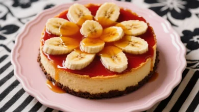 Bolo de banana caramelizada