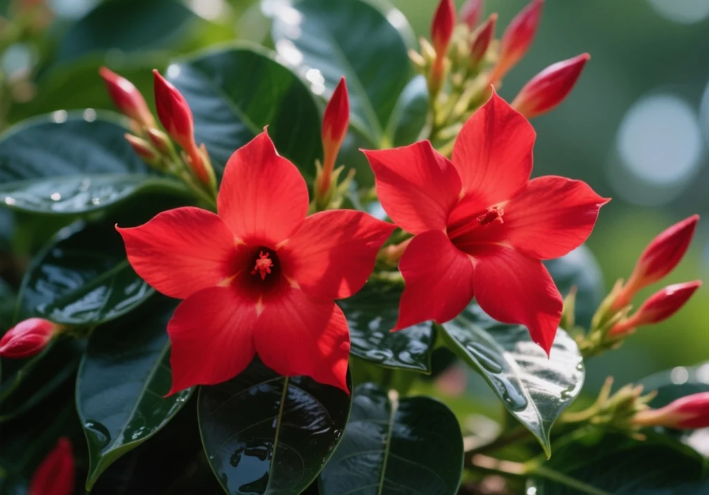 Dipladênia colorida