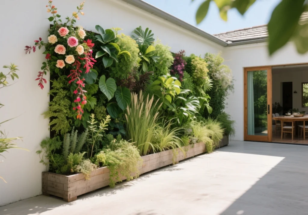 Jardim vertical em casa