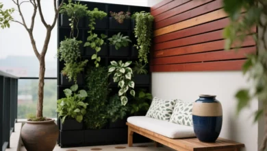 Jardim vertical em casa