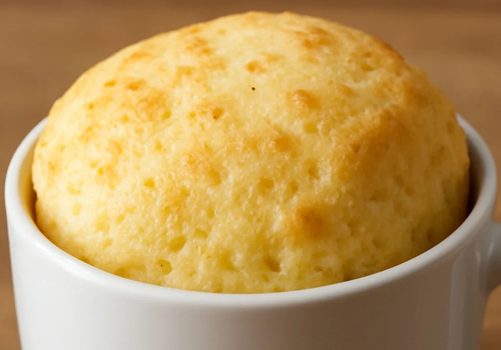 Pão de queijo de caneca