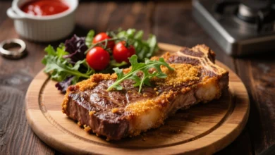 Receita bife à milanesa delicioso