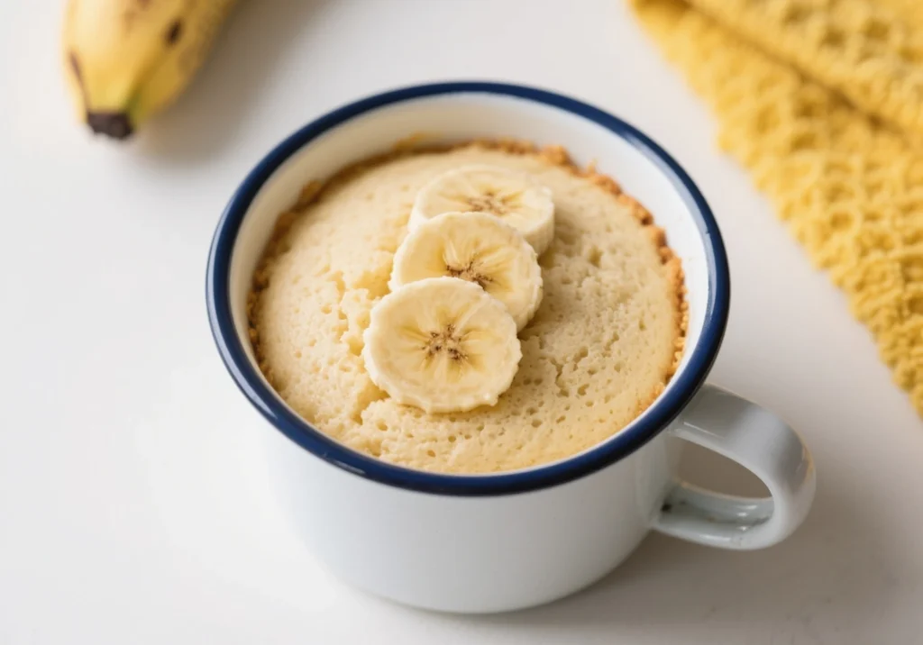 Receita de Bolo de Caneca de Banana