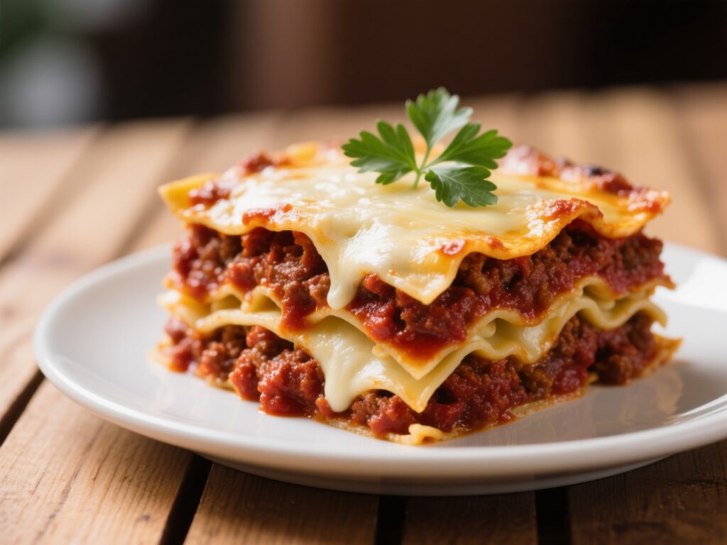 Receita de Lasanha à Bolonhesa