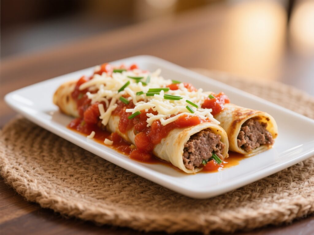 Receita de Panqueca de Carne