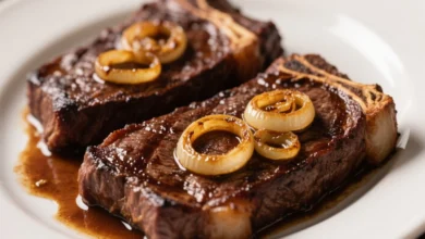 Receita de bife acebolado