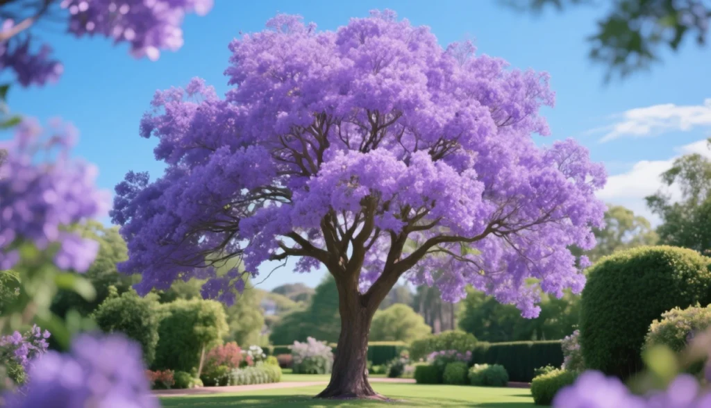 Jacarandá no jardim