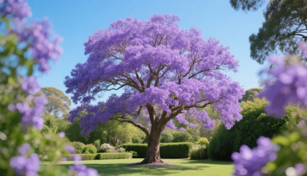 Jacarandá no jardim