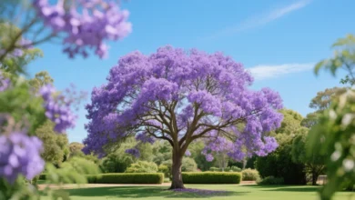 Jacarandá no jardim