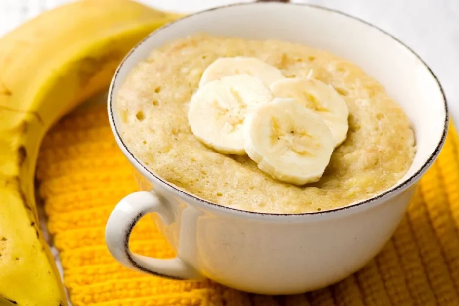 Receita de Bolo de Caneca de Banana: Simples, Rápido e Saudável