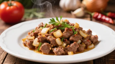 Receita de carne moída