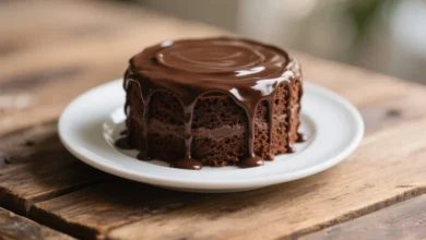 Bolo de chocolate fofinho
