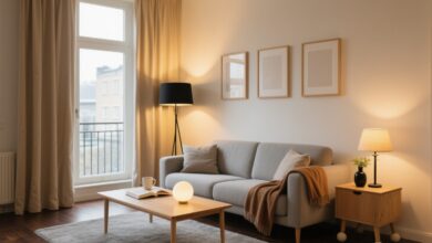 Iluminação amarela