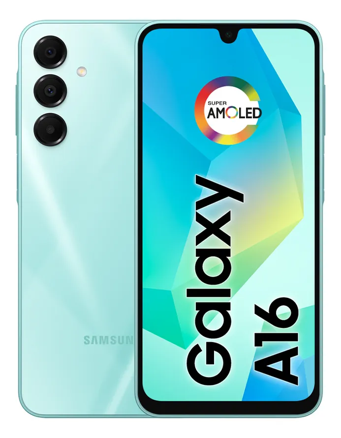 Samsung Galaxy A16 128 GB visto de frente