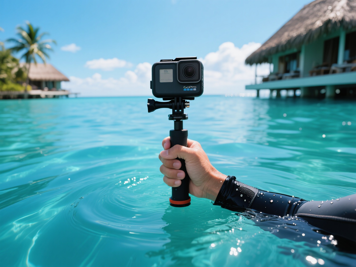 Câmera profissional e smartphone lado a lado comparando fotografia